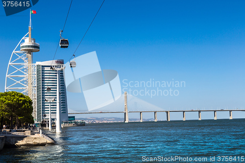 Image of Vasco da Gama Bridge in Lisbon