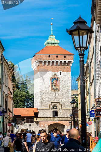 Image of St. Florian\'s gate in Krakow