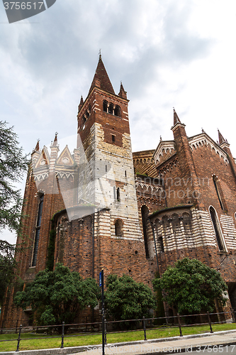 Image of San Fermo church in Verona, Italy