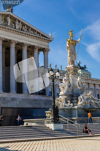 Image of Austrian Parliament Building, Vienna, Austria