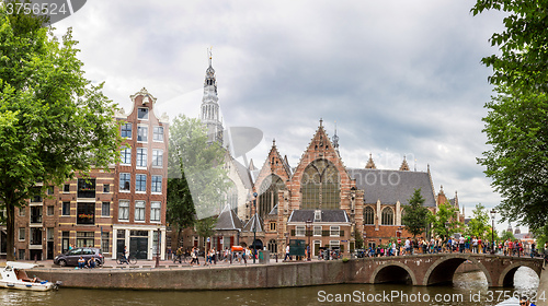 Image of Oude Kerk (Old Church) in Amsterdam
