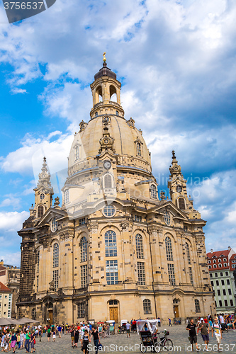 Image of Dresden and Frauenkirche church