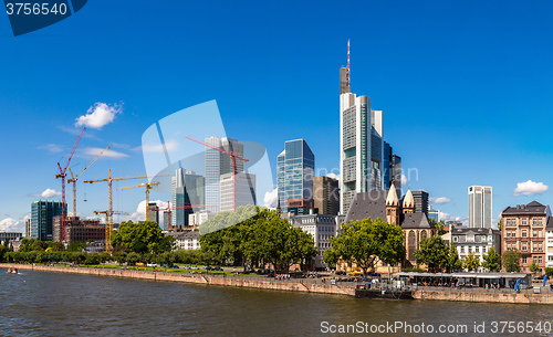 Image of Ginancial district in Frankfurt