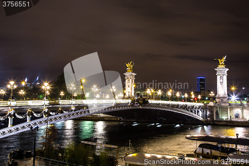 Image of Bridge of the Alexandre III in Paris