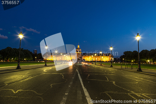 Image of Les Invalides in  Paris