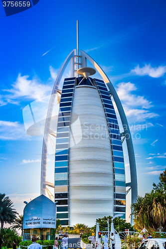 Image of Burj Al Arab is a luxury 5 stars hotel