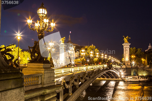 Image of Bridge of the Alexandre III in Paris