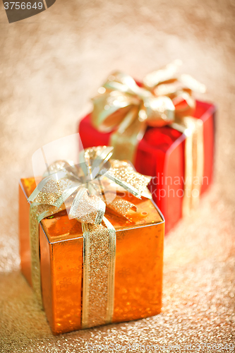 Image of presents and hearts