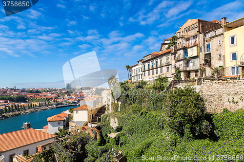 Image of Aerial view of Porto in Portugal