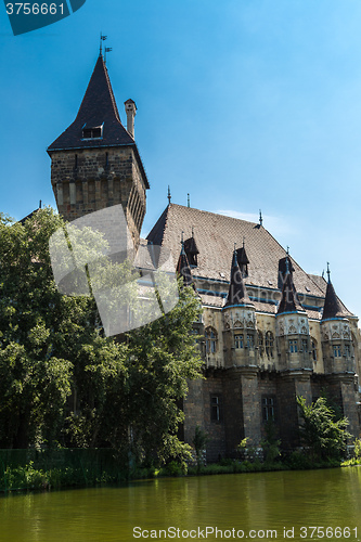 Image of The Vajdahunyad castle, Budapest main city park