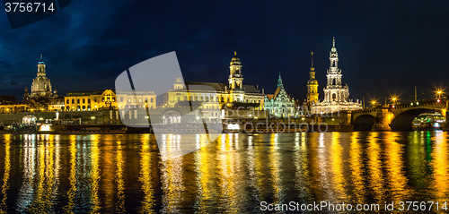 Image of Dresden in night