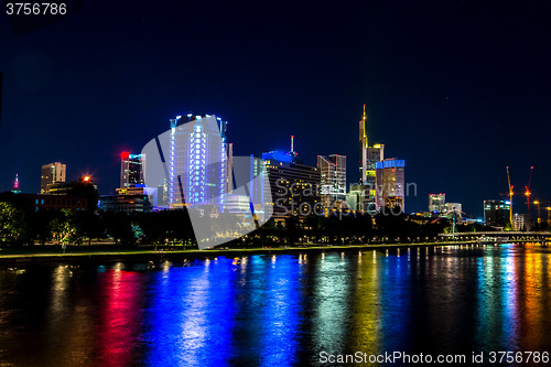 Image of Frankfurt am Main during sunset