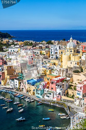 Image of Procida island in Italy