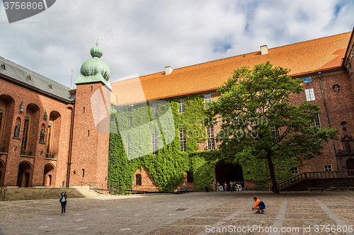 Image of City Hall castle in Stockholm, Sweden