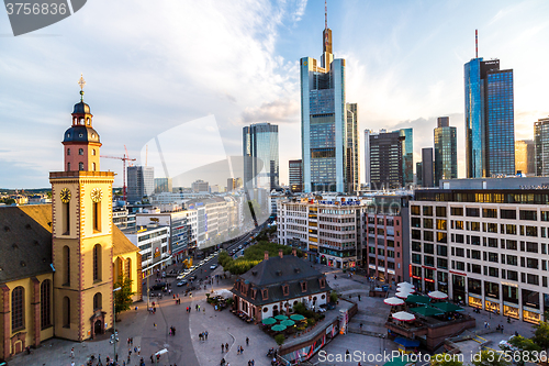 Image of Aerial view of Frankfurt