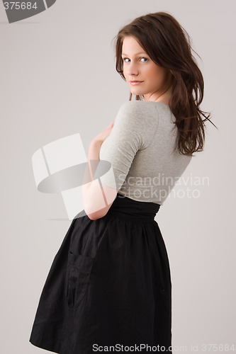 Image of young beautiful woman