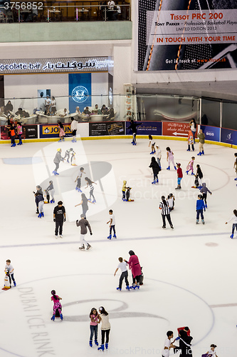 Image of The ice rink of the Dubai Mall