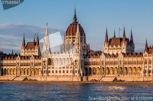 Image of The building of the Parliament in Budapest, Hungary