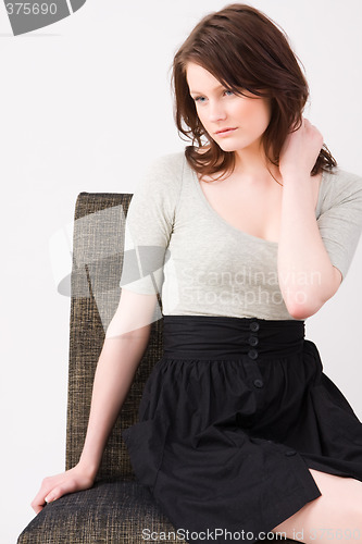 Image of young beautiful woman