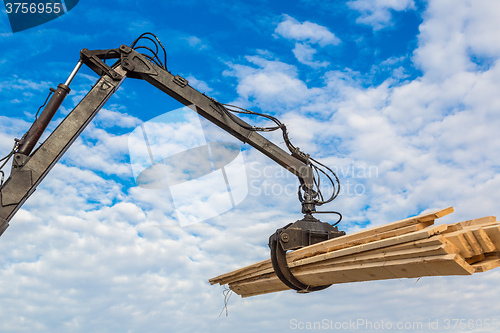 Image of Edging board in stacks