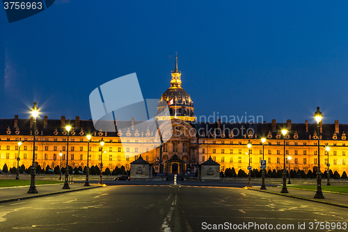 Image of Les Invalides in  Paris