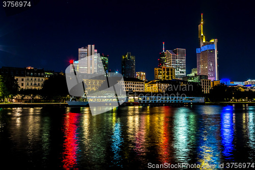 Image of Frankfurt am Main during sunset