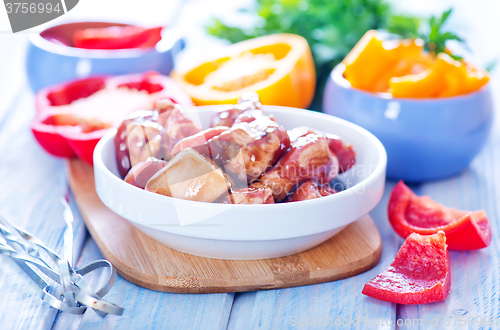 Image of meat and vegetables