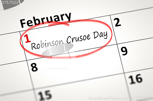 Image of Robinson Crusoe Day first of February