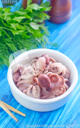 Image of boiled octopus