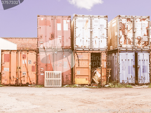 Image of  Shipping containers vintage