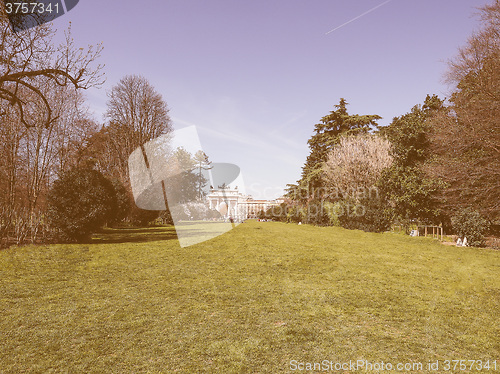 Image of Parco Sempione in Milan vintage