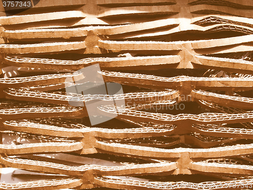 Image of  Corrugated cardboard vintage
