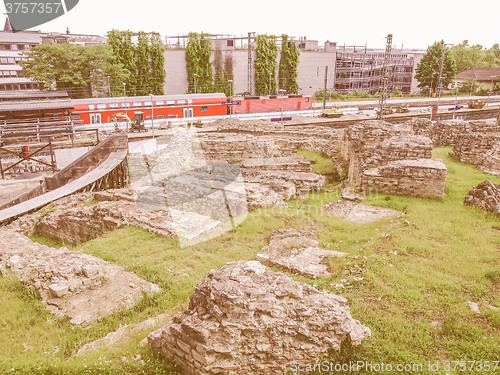 Image of Roman Theatre in Mainz vintage