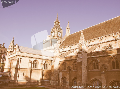 Image of Houses of Parliament vintage