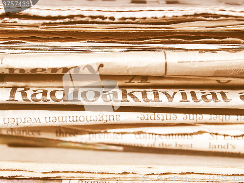 Image of  Newspapers vintage