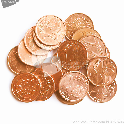 Image of  Euro coins vintage
