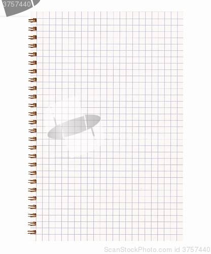 Image of  Blank notebook page vintage