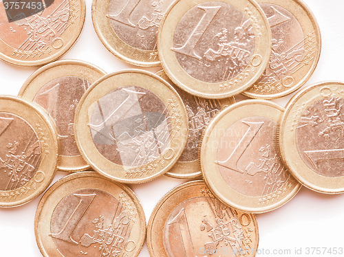 Image of  Euro coins vintage