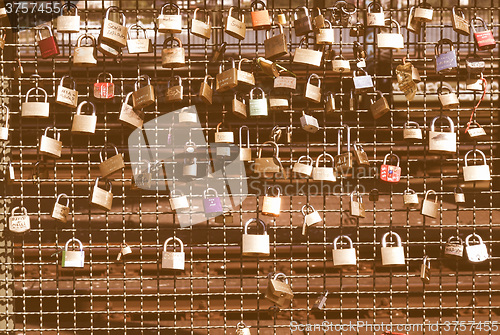 Image of  Love locks vintage