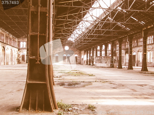 Image of Abandoned factory vintage