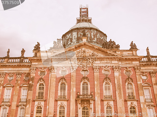 Image of Neues Palais in Potsdam vintage