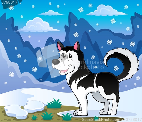 Image of Husky dog theme image 2