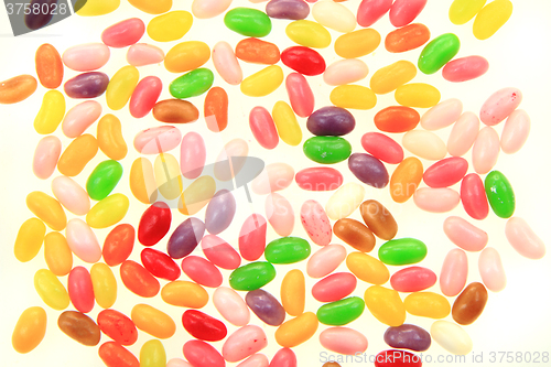 Image of jelly beans isolated