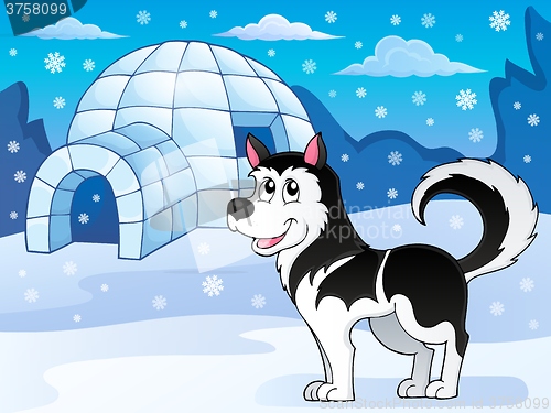 Image of Husky dog theme image 3