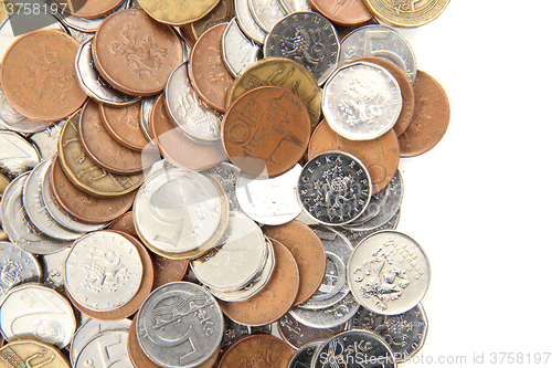 Image of czech money background