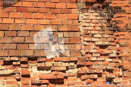 Image of old bricks wall texture