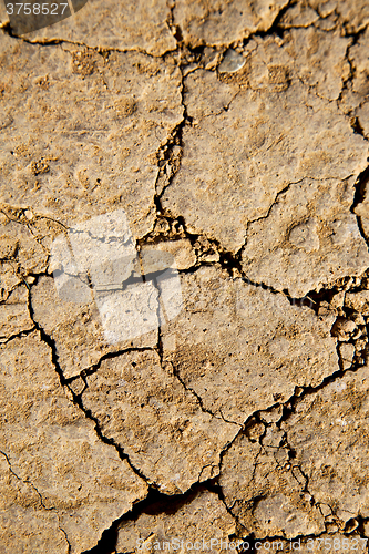 Image of brown dry sand in sahara desert morocco and abstract