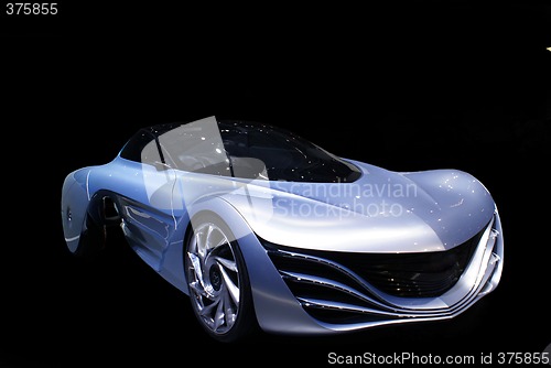 Image of futuristic car