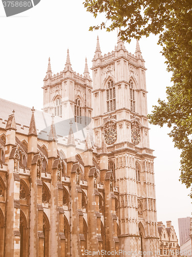 Image of Westminster Abbey vintage