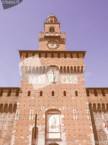 Image of Castello Sforzesco Milan vintage